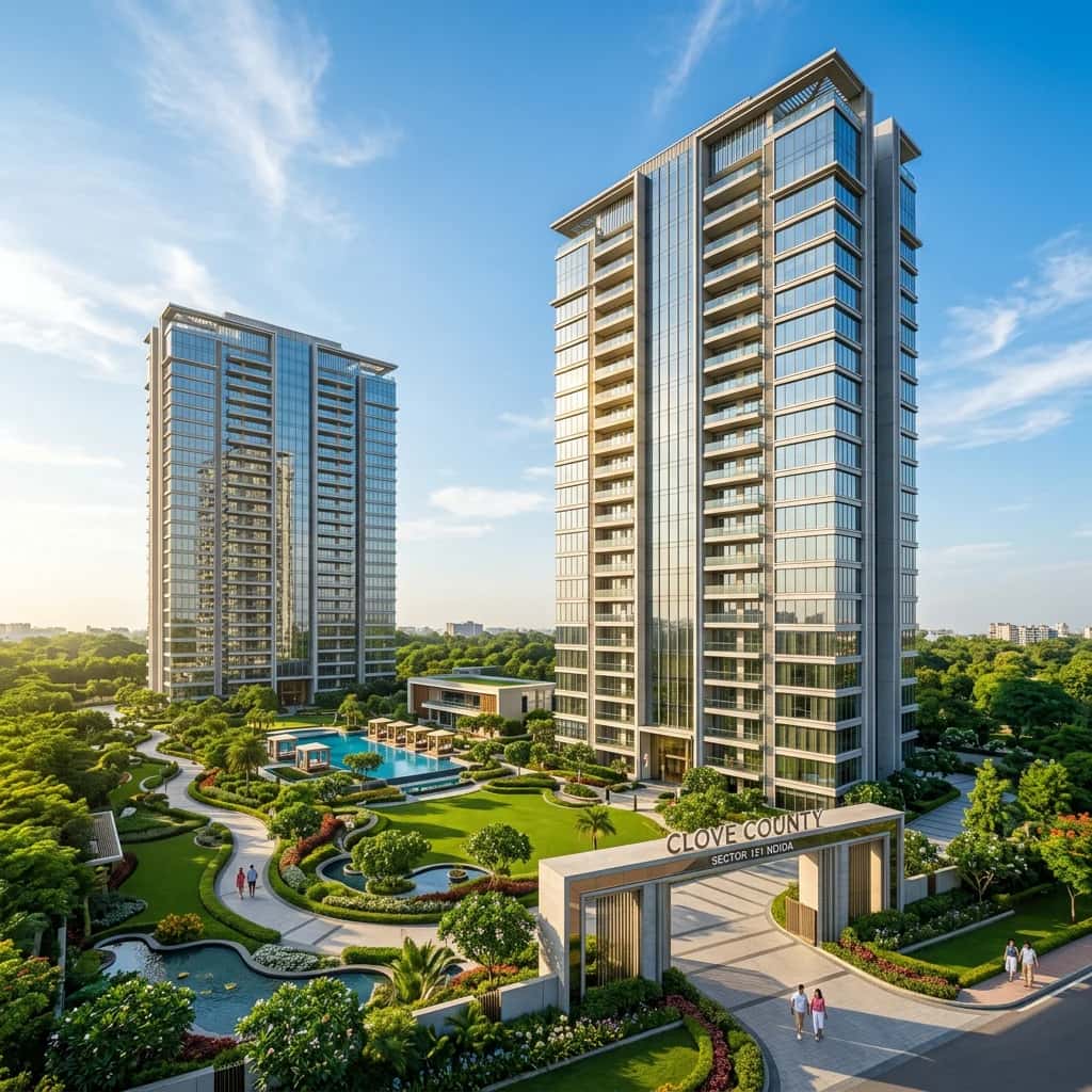 Clove County luxury 4 and 5 BHK apartments in Sector 151 Noida