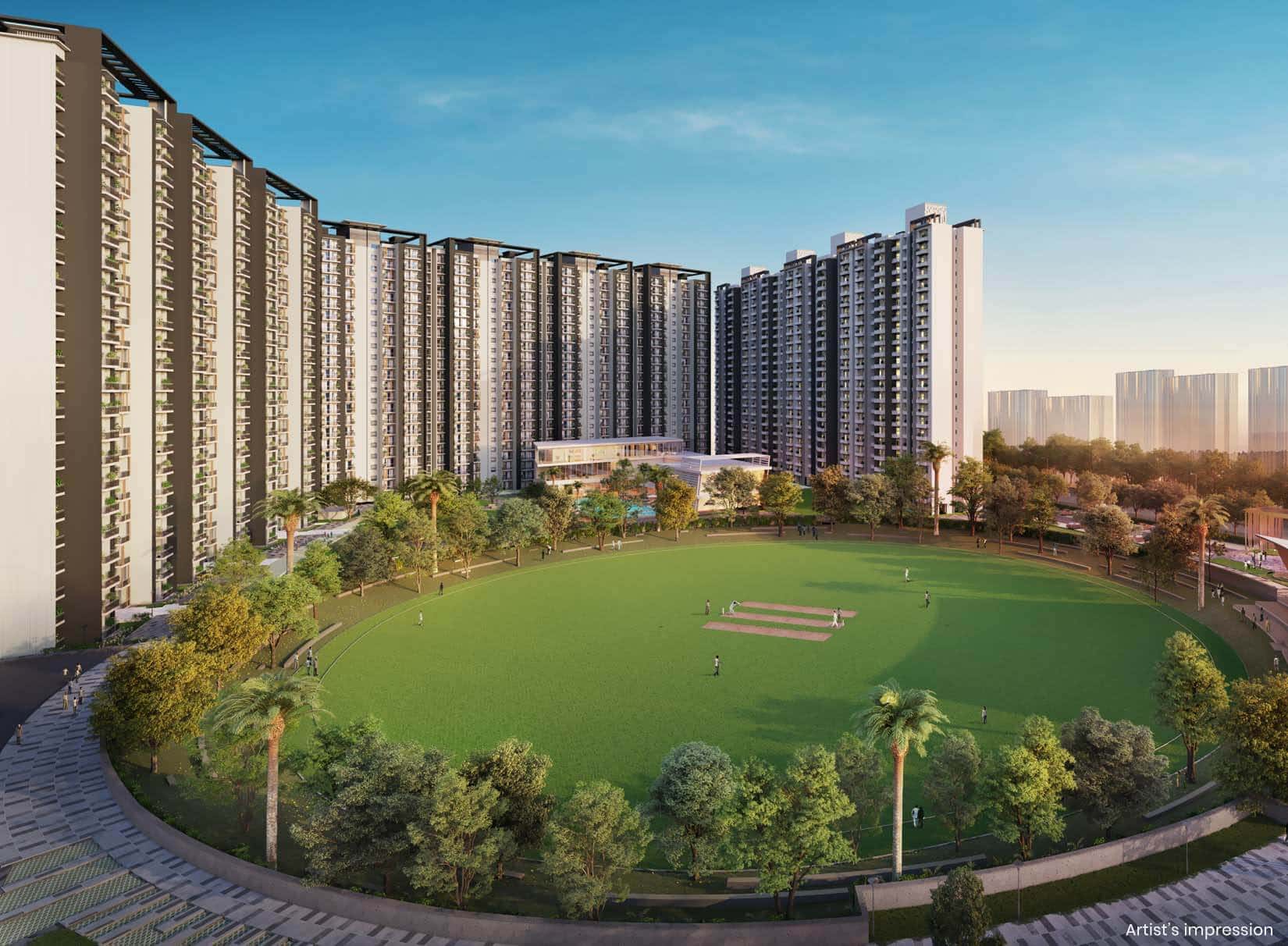 Eldeco By The Green premium residential project in Greater Noida with lush green surroundings