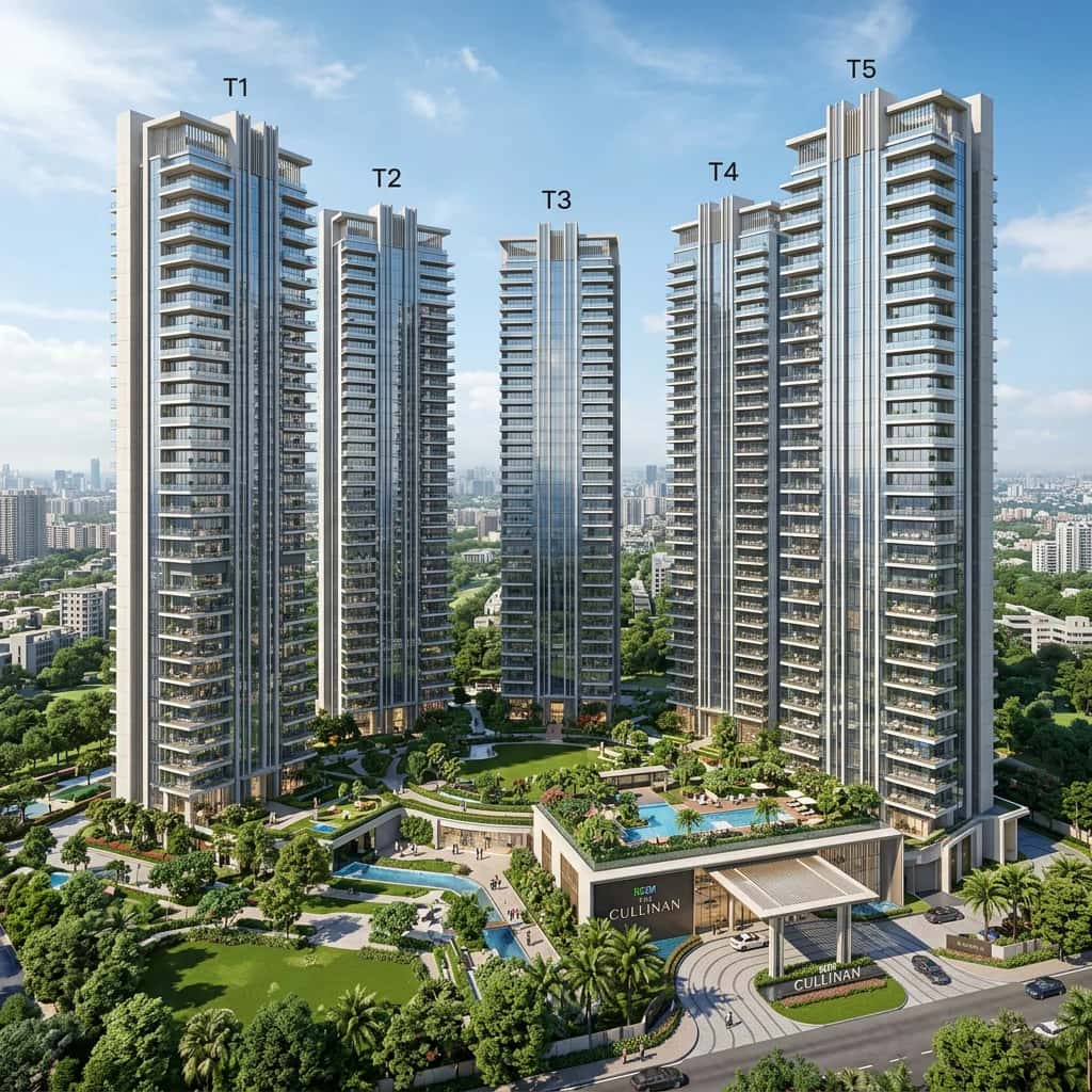 M3M The Cullinan luxury 3, 4 and 5 BHK apartments in Sector 94 Noida
