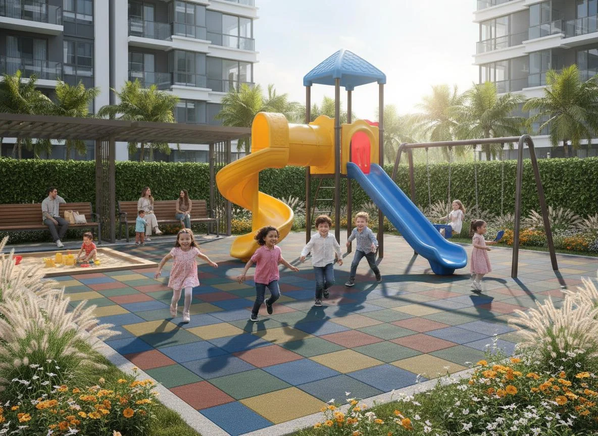 Crèche Kids Play Area | Kids Pool with Sand Beach