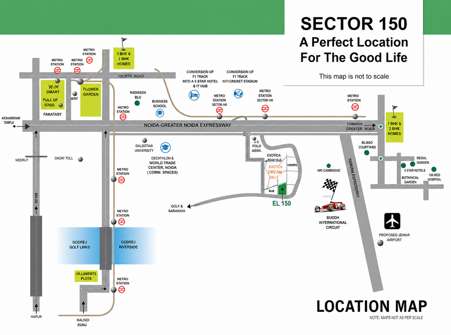 Eldeco Live By The Green Location - Noida