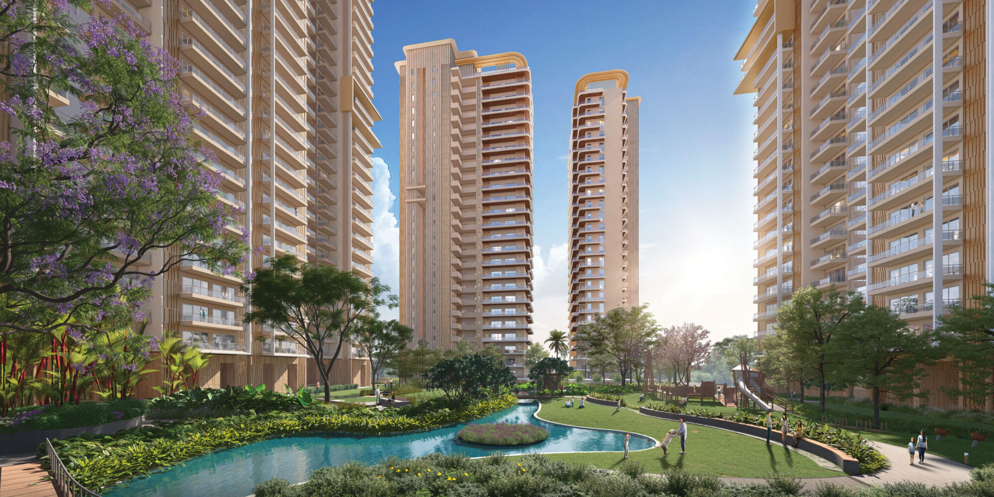 Landscaped gardens