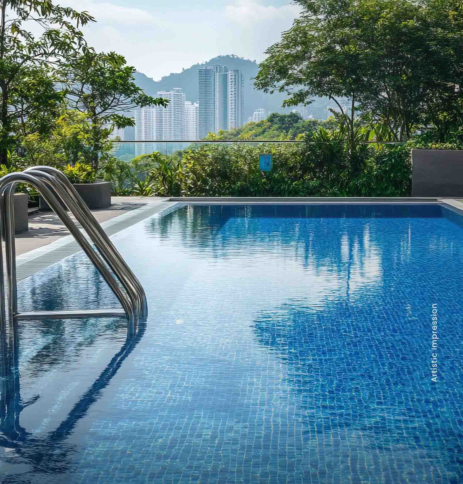 Swimming Pool - Lap Pool | Swimming Pool Deck | Semi-Outdoor Heated Pool