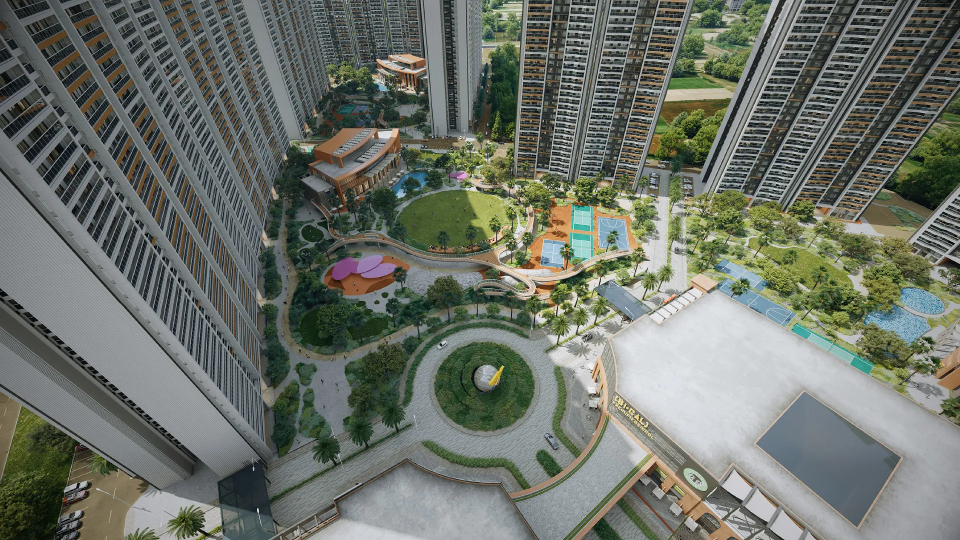 The Prestige City - Indirapuram (near Noida) Tower Amenities