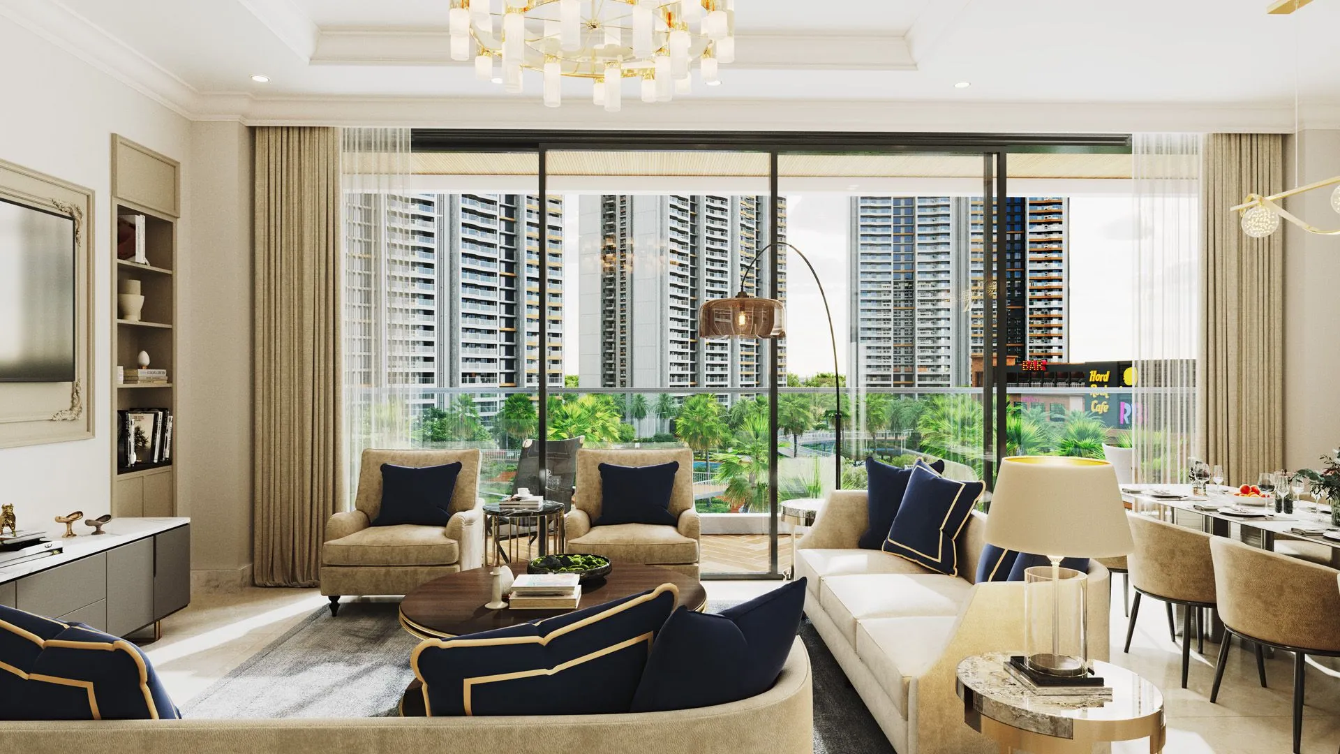 The Prestige City Luxury Apartment Interior
